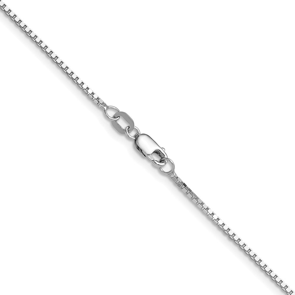 14K White Gold 1.10mm Box Chain