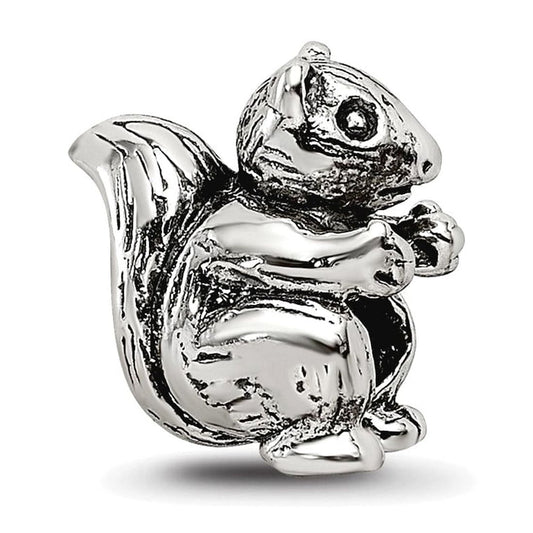 Sterling Silver Reflections Kids Squirrel Bead