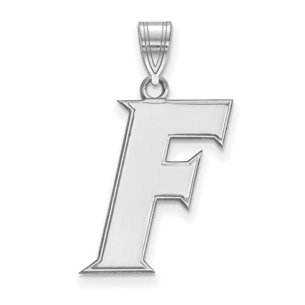 LogoArt Sterling Silver University Of Florida Large Pendant Necklace Female Adult