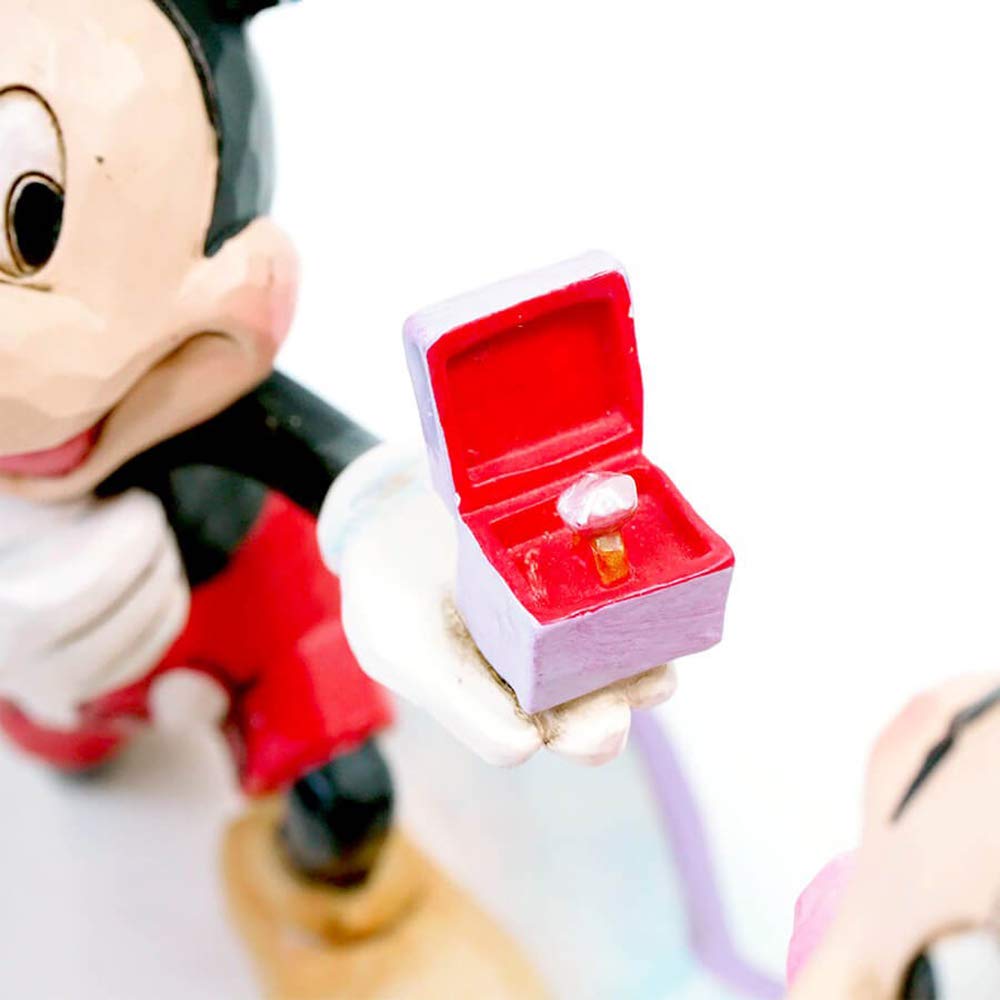 Enesco Disney Traditions by Jim Shore - Mickey Proposing to Minnie Ring Dish