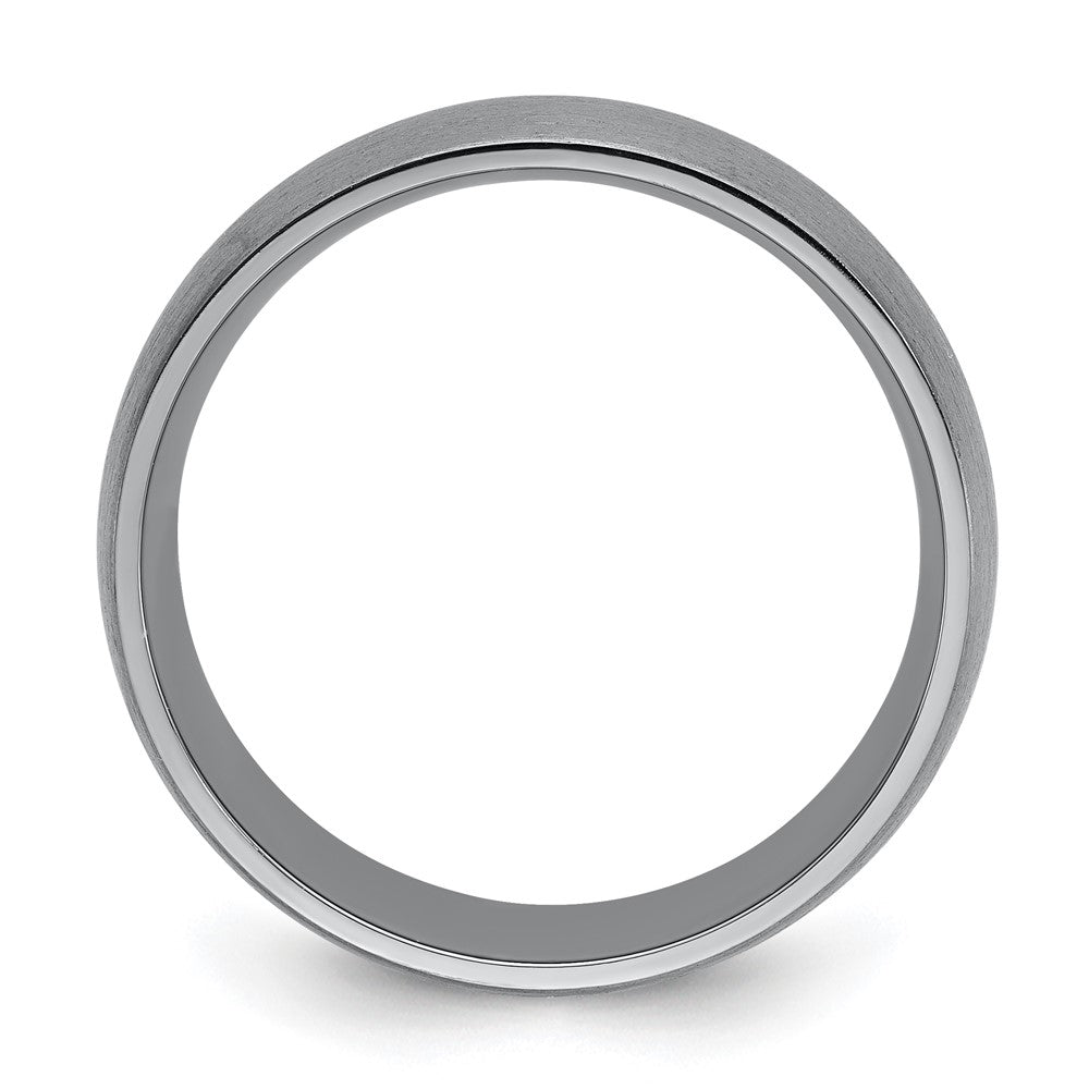 Chisel Tantalum Brushed 8mm Band Size - 13