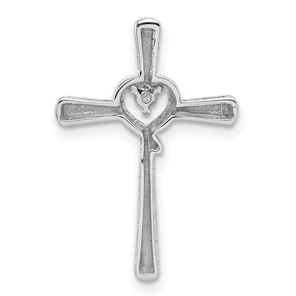 10kw Diamond Cross Pendant
