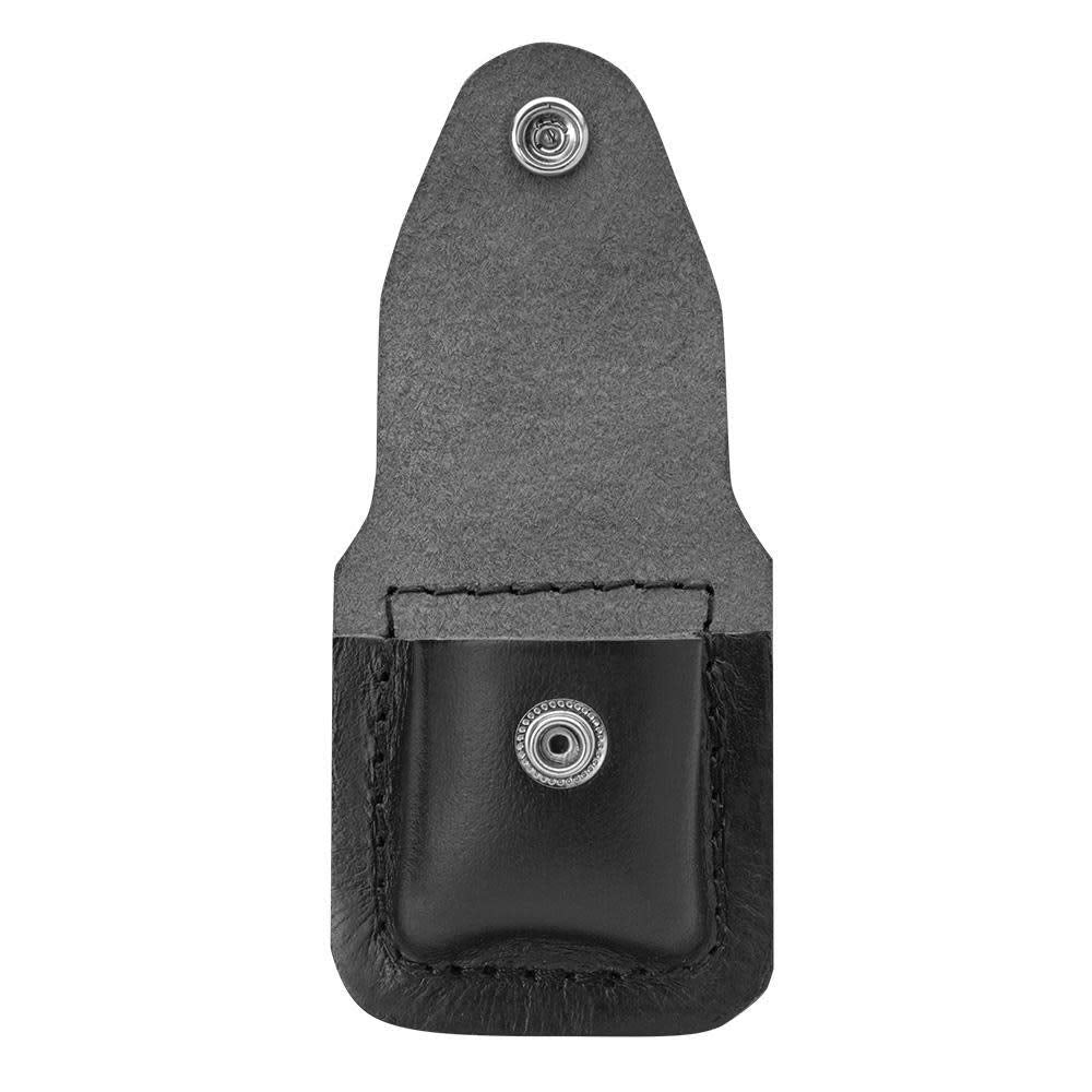 Zippo HDPBK Black Leather Harley Davidson Logo Lighter Pouch