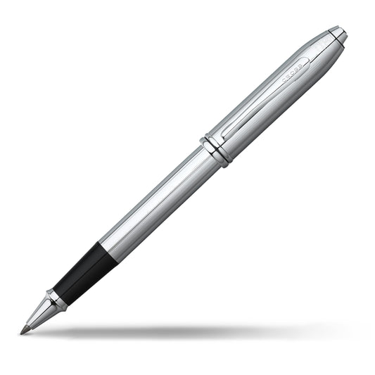 Cross Townsend Refillable Rollerball Pen, Chrome-Plated Appointments, Includes Luxury Gift Box - Lustrous Chrome