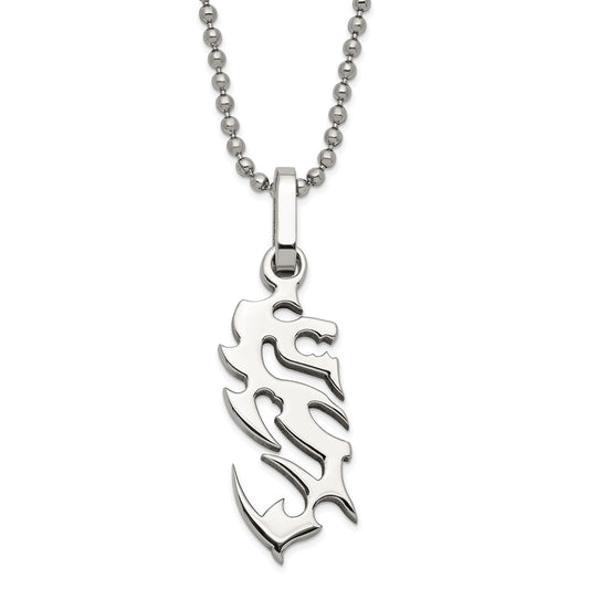 Stainless Steel Dragon Necklace