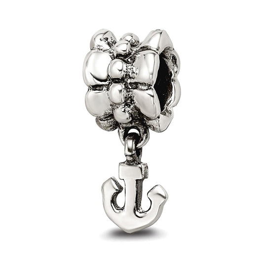 Sterling Silver Reflections Anchor Dangle Bead