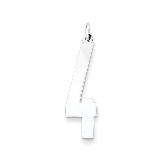 SS Large Elongated Polished Number 4