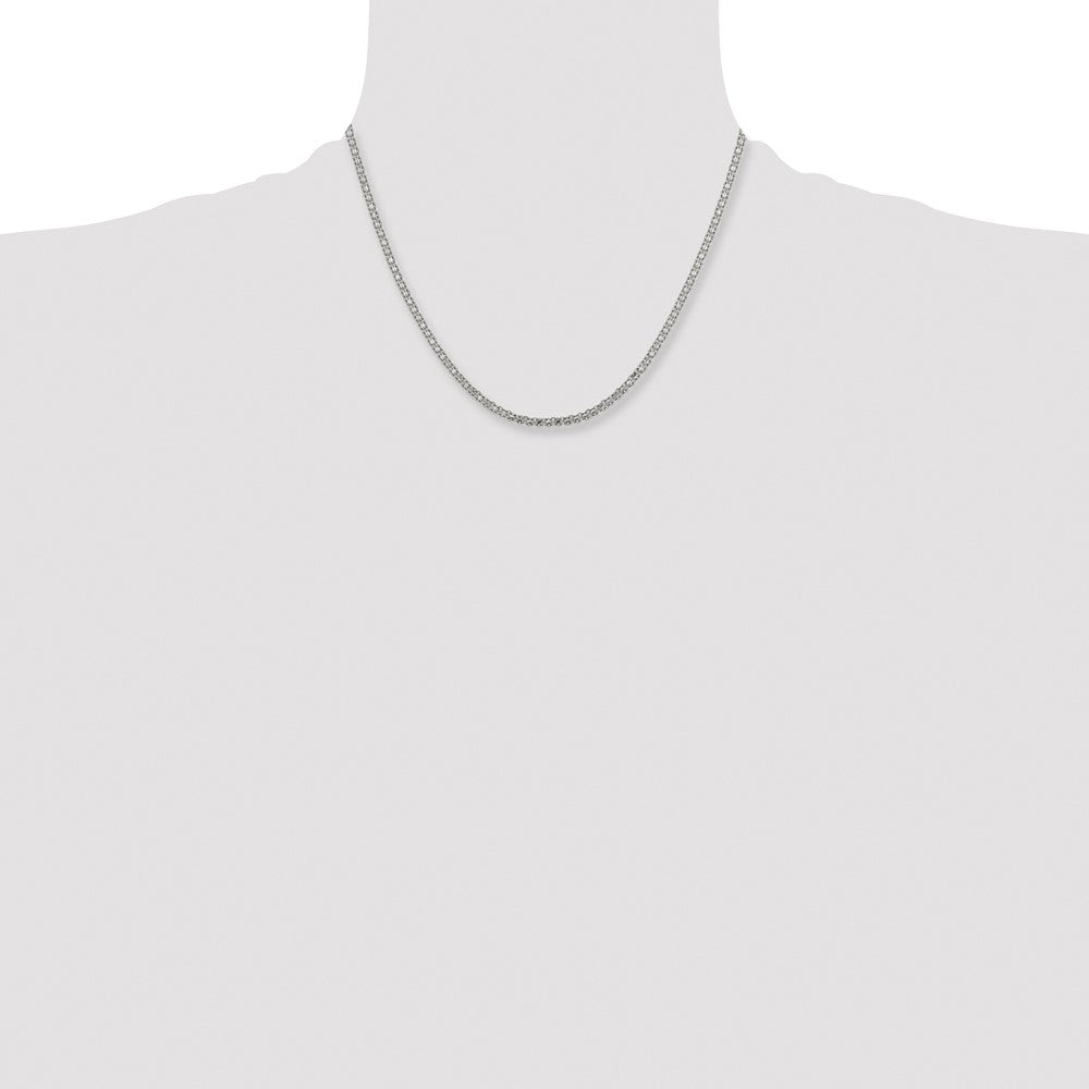 Stainless Steel Polished 3.1mm 18in Bismark Chain