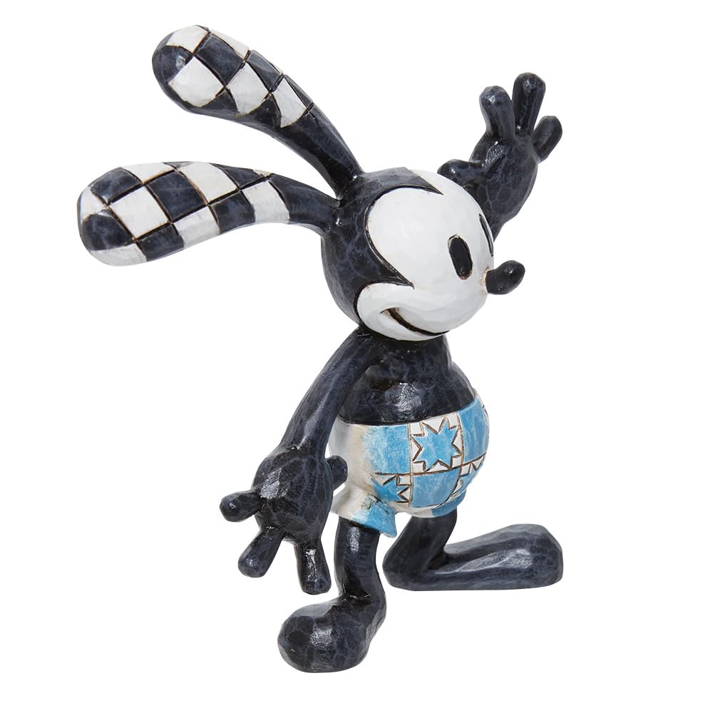 Jim Shore Oswald Mini - 3.75 Inch, Resin - Lucky Rabbit Disney Traditions 6013081