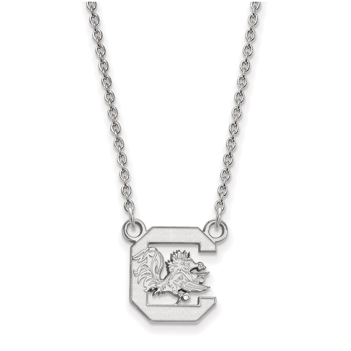 Women's South Carolina Gamecocks Sterling Silver Pendant Necklace
