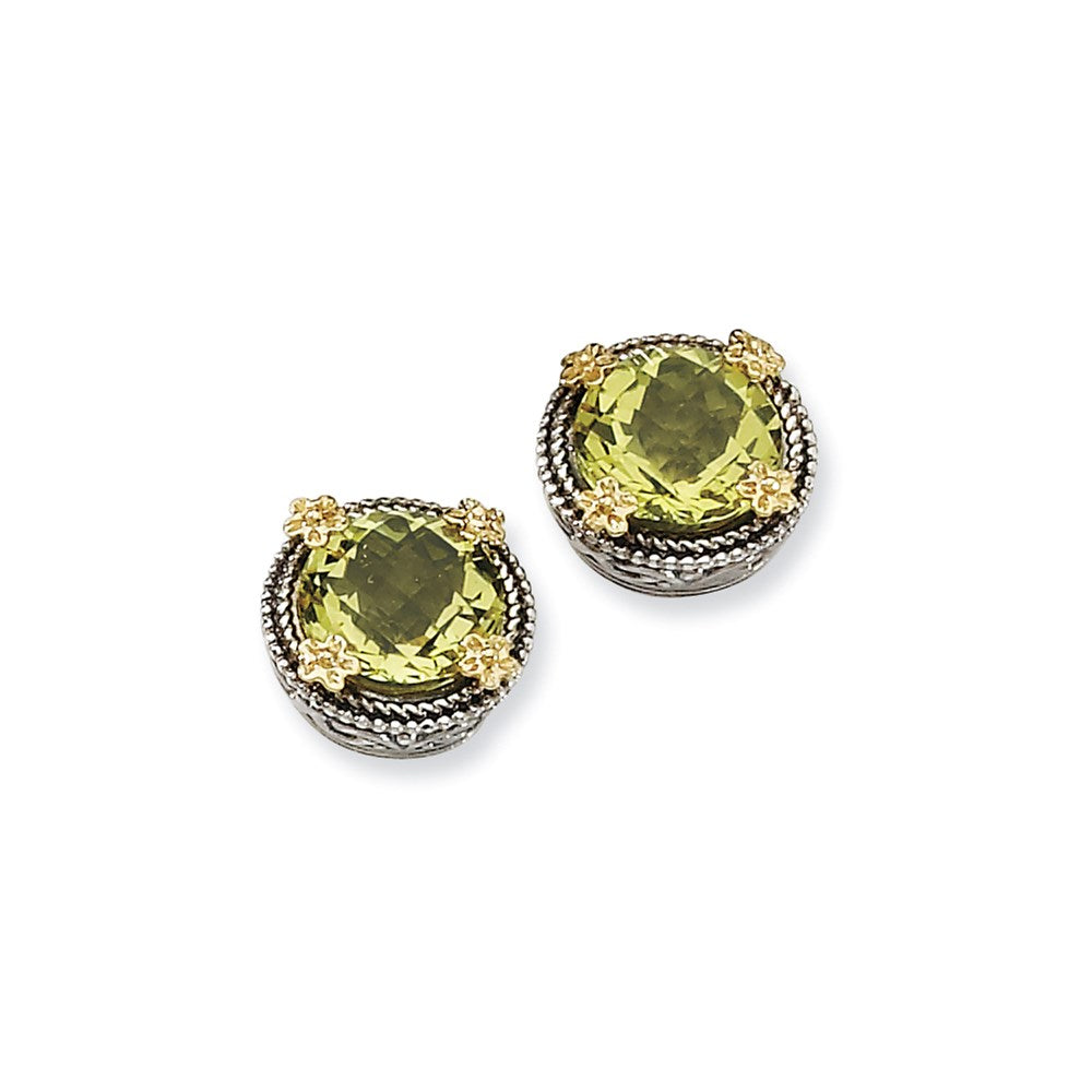 SS w/14k LQ Earrings