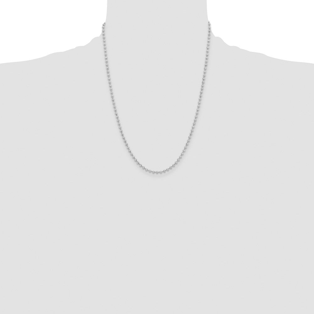 Stainless Steel Polished 3mm 22in Ball Chain