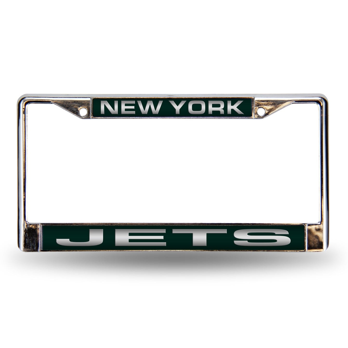 New York NY Jets NFL Chrome Metal Laser Cut License Plate Frame