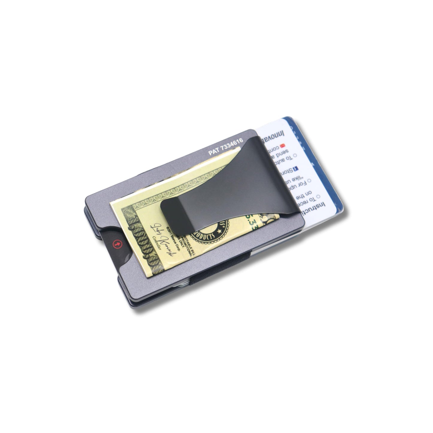 Storus Smart Photo Card, Photo Protective Cover, Post Card Size - Silver Frame 4 PCS