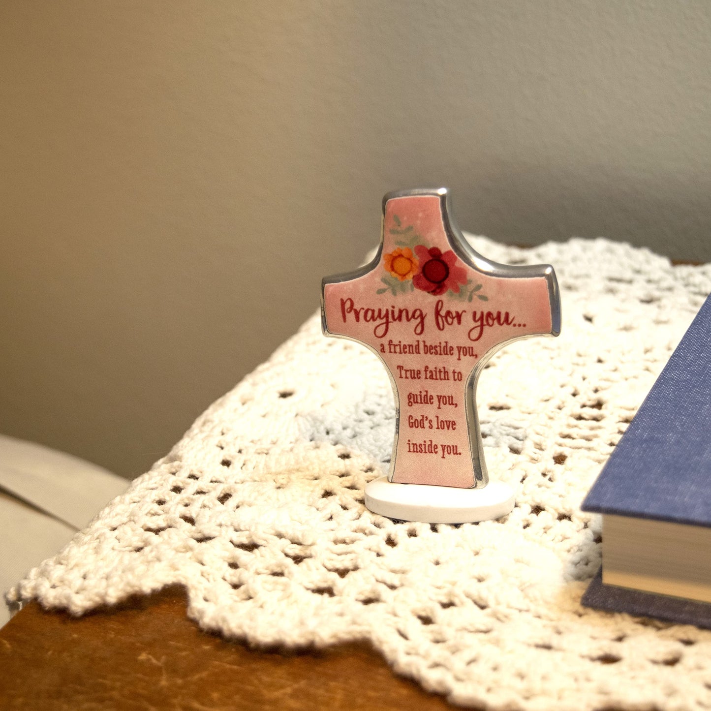 CA Gift  Praying for You Standing Bedtime Cross