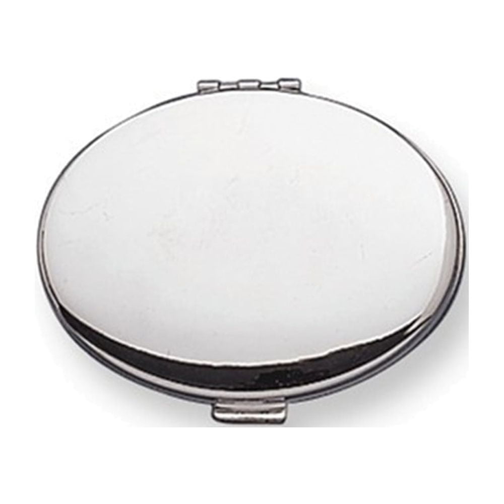 Silver-tone Compact Mirror