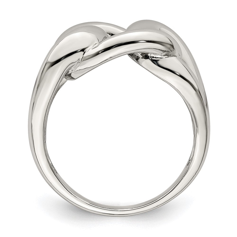 Sterling Silver Linked Knot Ring