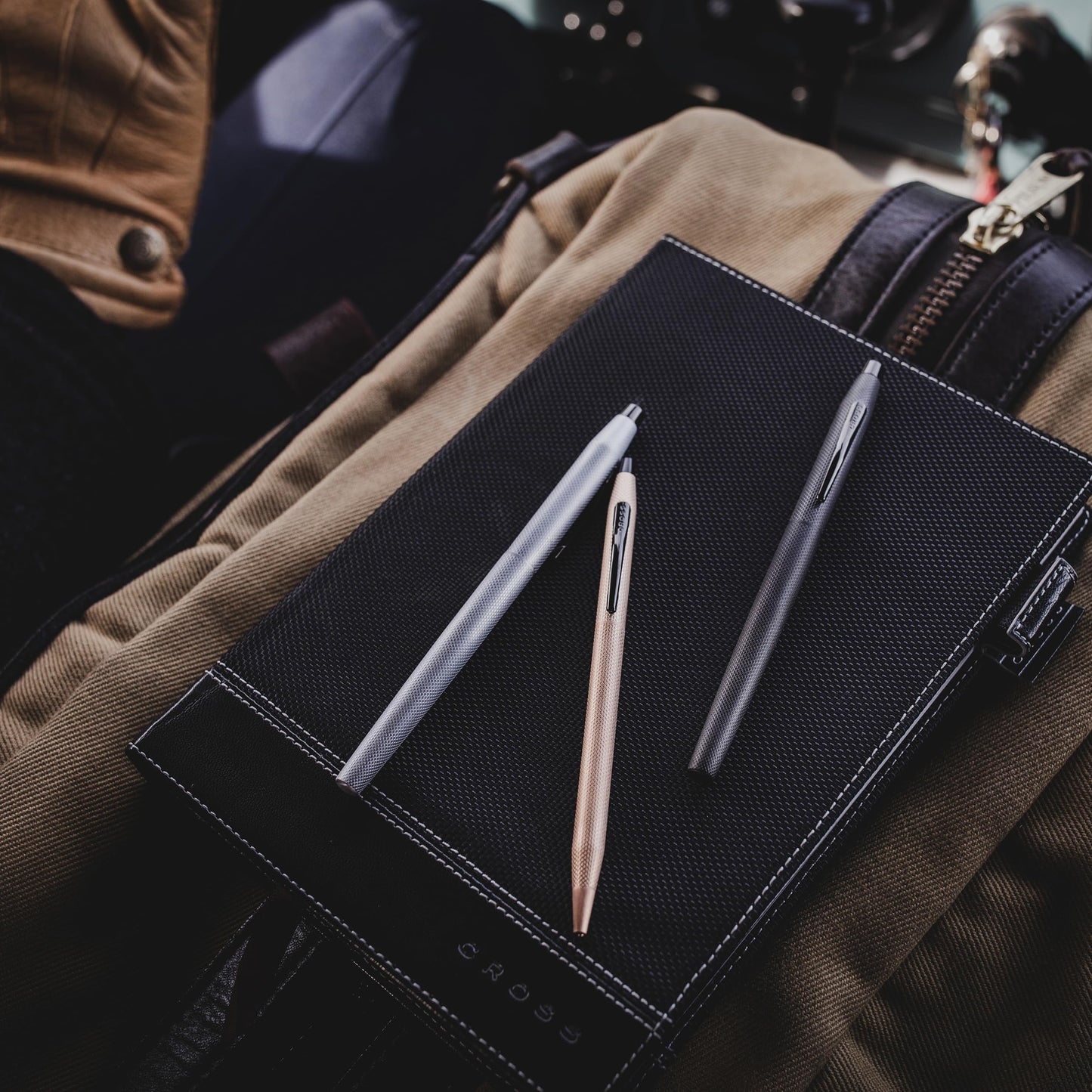 Cross Classic Century Refillable Ballpoint Pen, Medium Ballpen, Includes Premium Gift Box - Brushed Black