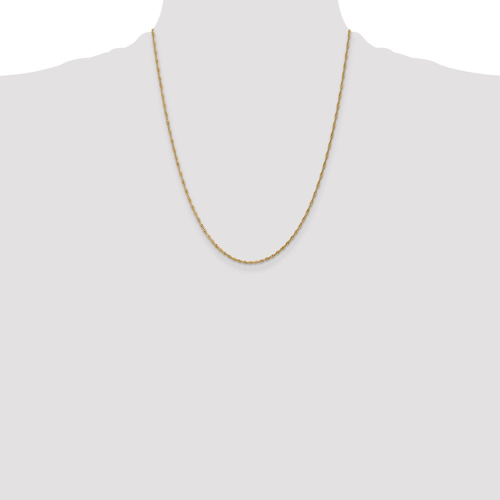 10k 1.3 mm Singapore Chain