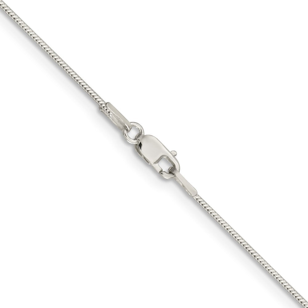 Sterling Silver 1mm Round Snake Chain 24 Inches