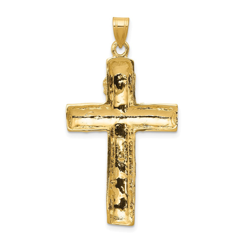 10k Crucifix Charm Yellow Gold