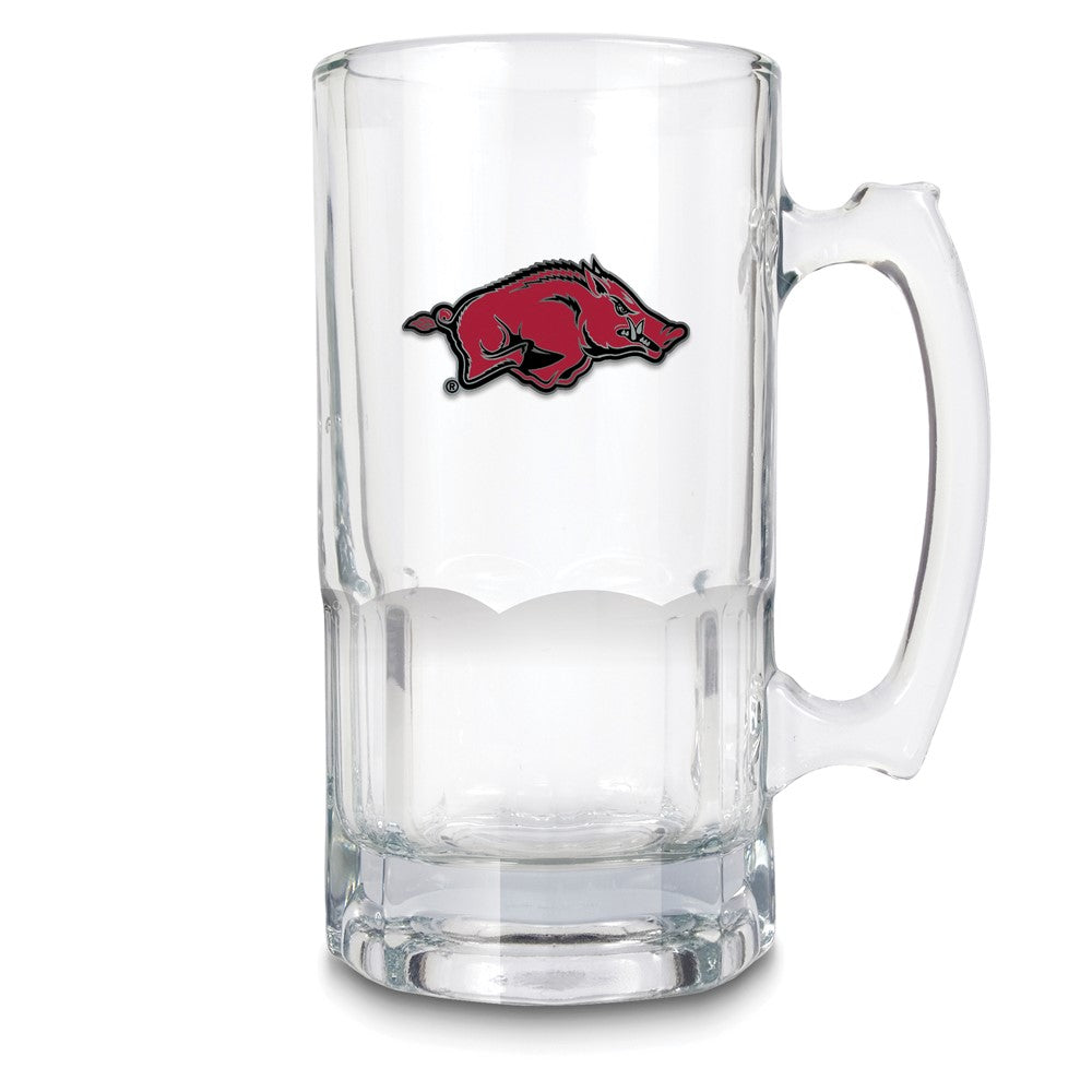 NCAA University of Arkansas Glass 32 ounce Macho Mug