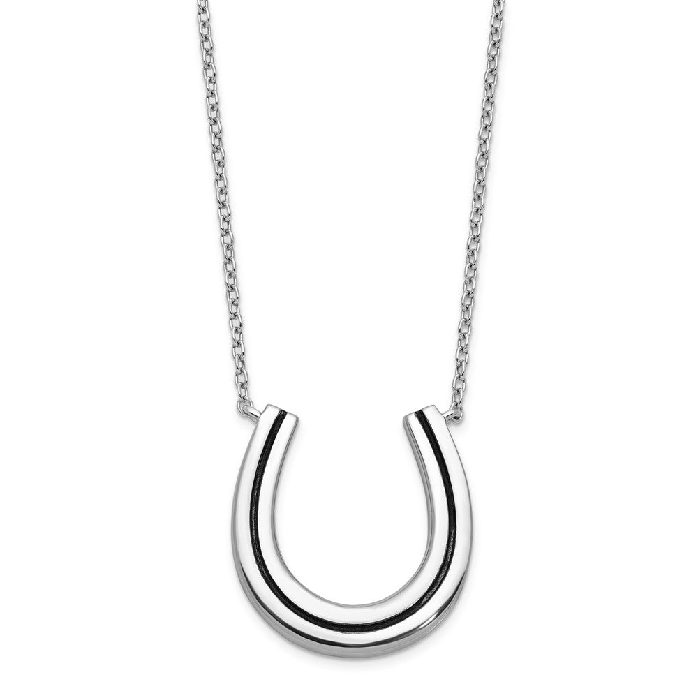 Sterling Silver Lucky Horseshoe Necklace