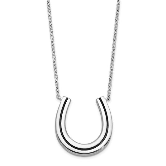 Sterling Silver Lucky Horseshoe Necklace