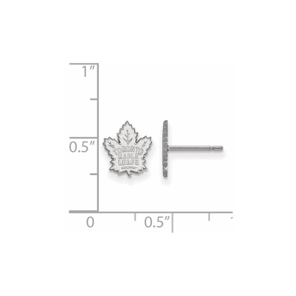 Women's Toronto Maple Leafs Sterling Silver XS Post Earrings