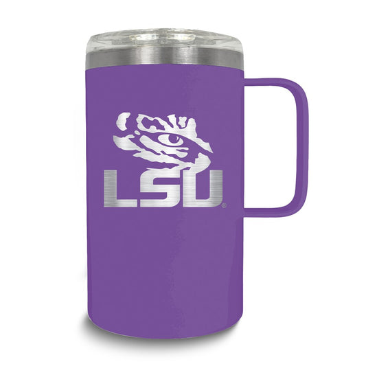 Collegiate Louisiana State University Stainless Steel 18 oz. Hustle Mug with Lid