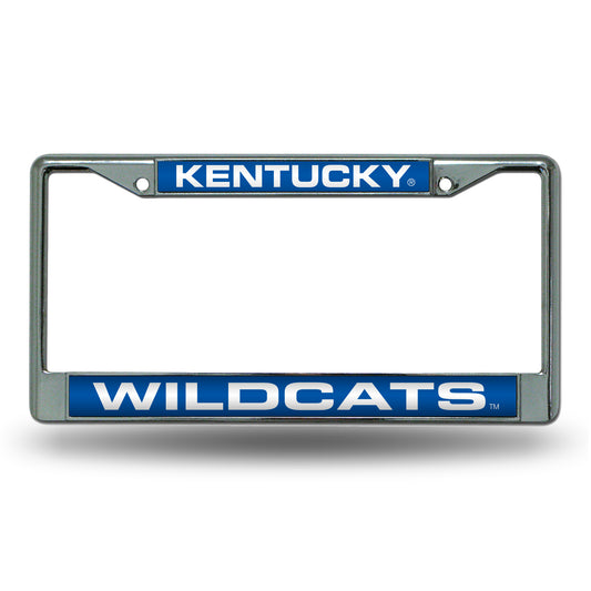 Kentucky-UK-Wildcat's Chrome Metal Laser Cut License Plate Frame