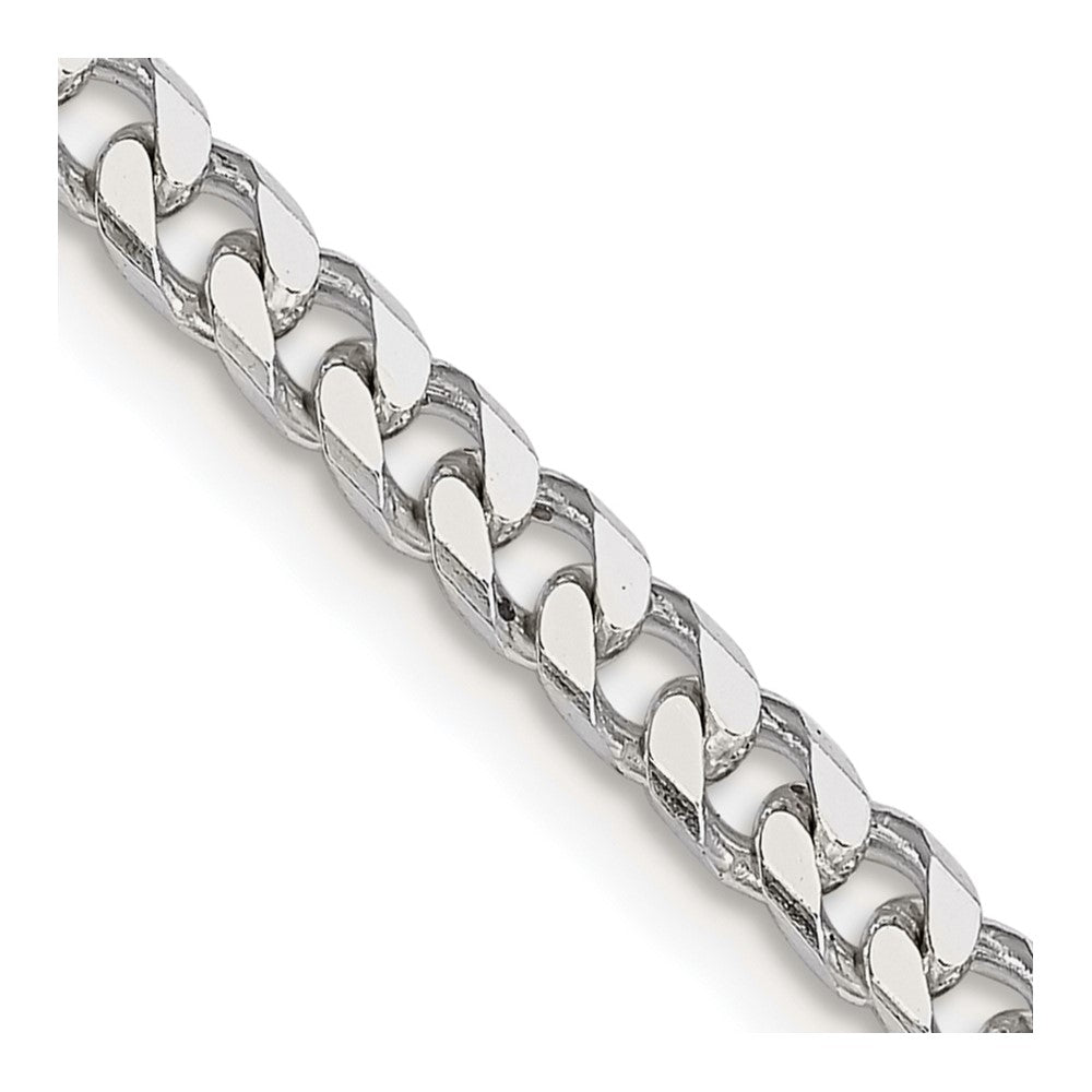 Sterling Silver Polished 3.5mm Curb Chain 20 Inches