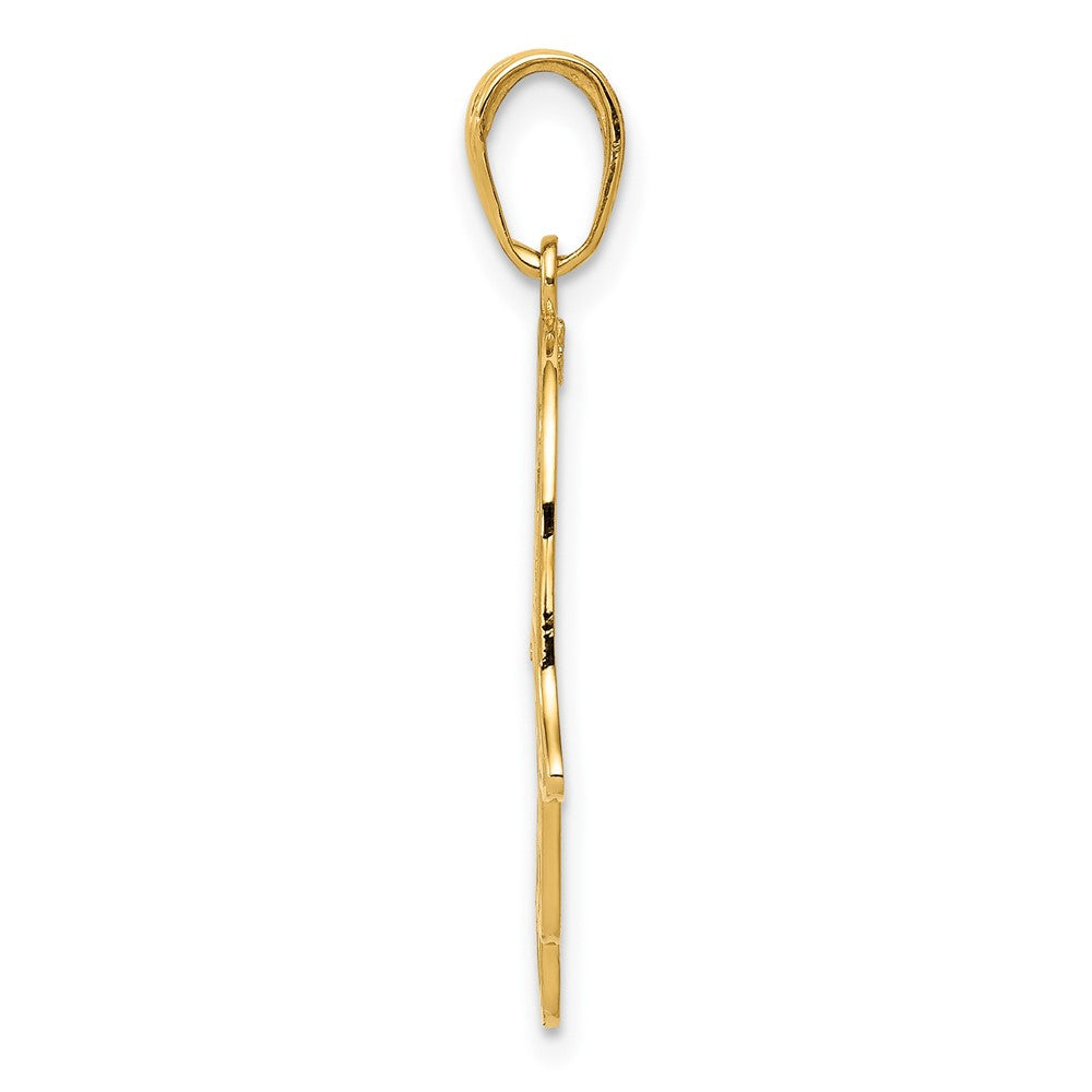 10k Chamseh Pendant Yellow Gold