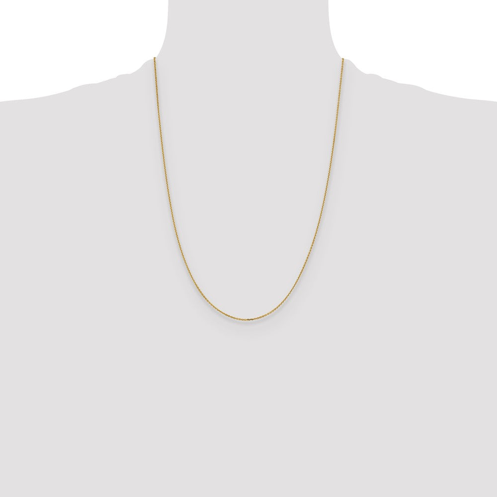 14K 1.05mm D/C Cable Chain