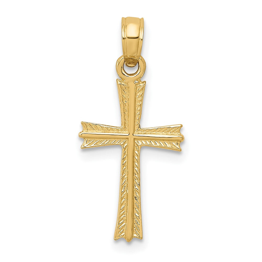 10K Cross Pendant Yellow Gold