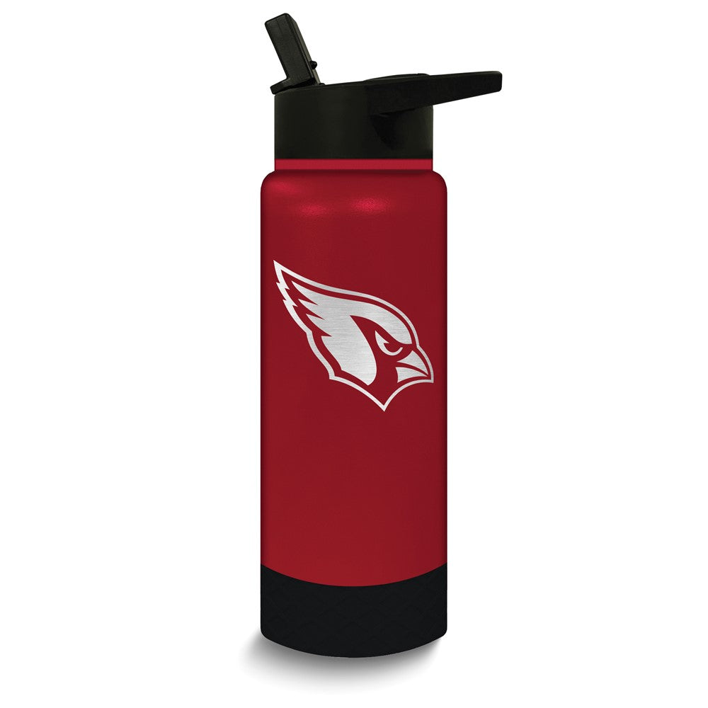 NFL Arizona Cardinals Stainless Steel Silicone Grip 24 oz. Water Bottle