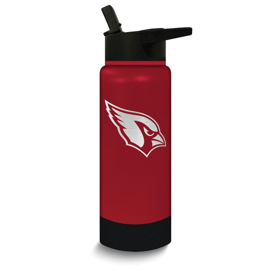NFL Arizona Cardinals Stainless Steel Silicone Grip 24 oz. Water Bottle