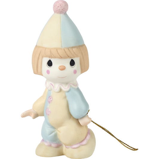 Precious Moments Birthday Train Clown Conductor, Bless The Days Of Our Youth Figurine, Count 1