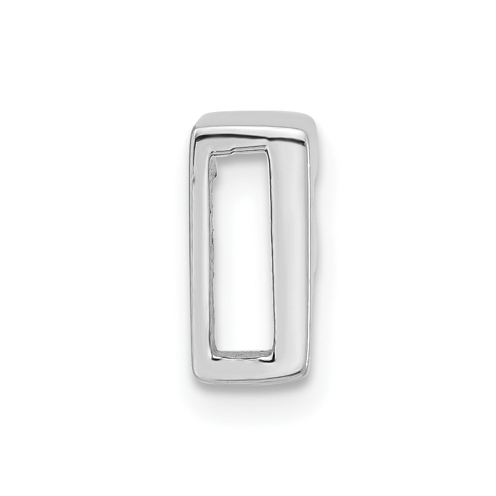 Sterling Silver Polished F Initial Slide