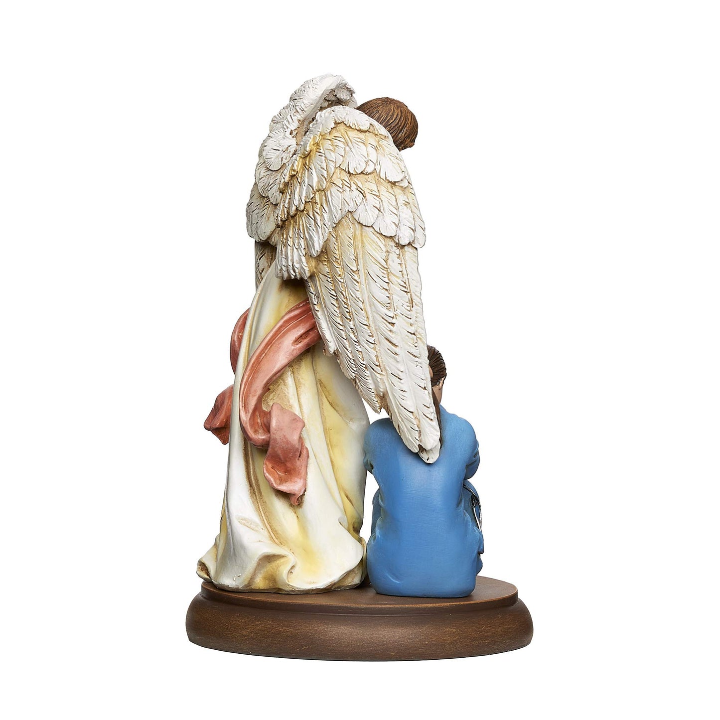 Joseph's Studio by Roman - Guardian Angel with Female Healthcare Worker Figure, Religious Gifts Collection, 7.25" H, Resin and Stone, Decoration, Collection, Durable, Long Lasting, Highly Detailed