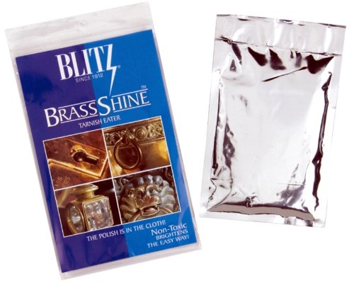 Blitz Brass Tarnish Eater Polishing Cloth for Brass and Copper - Not For Lacquered Metals Q-GM23305