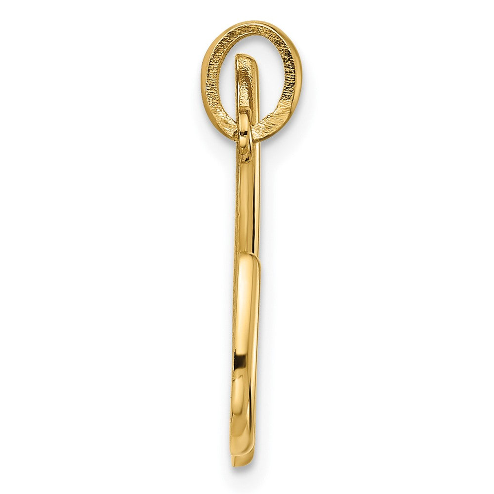 14k Yellow Gold Fancy Letter Y