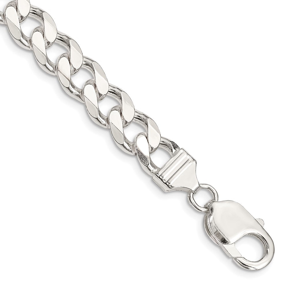 Sterling Silver 9.3mm Curb Chain 9 inches