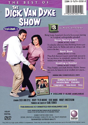 The Dick Van Dyke Show 3 Classic Episodes Volume 1 [Unknown Binding]