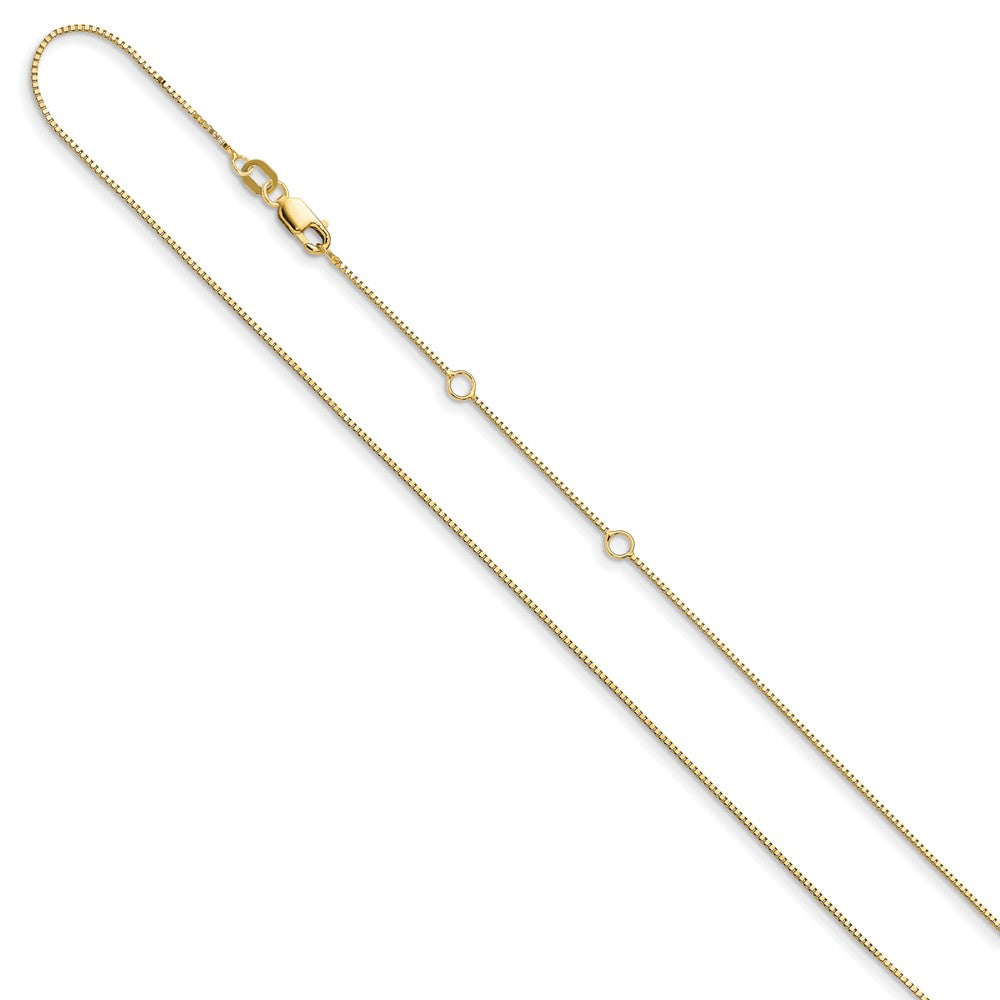 10k .7mm Box 1in+1in Adjustable Chain