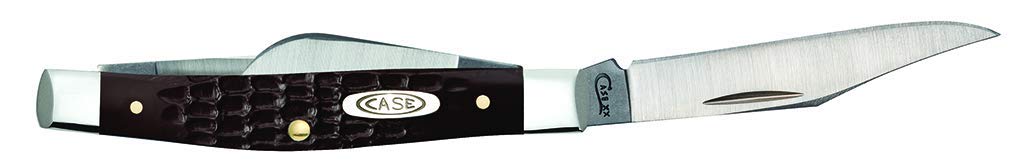 Case Small Brown Jigged Stockman Pocket Knife