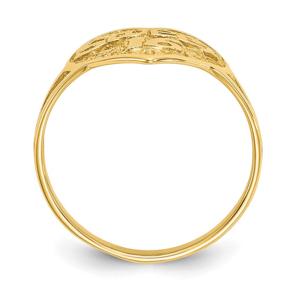 14k Sweet 16 Heart Ring Size 6