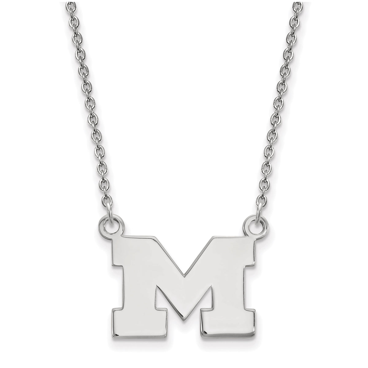 Women's Michigan Wolverines Sterling Silver Pendant Necklace
