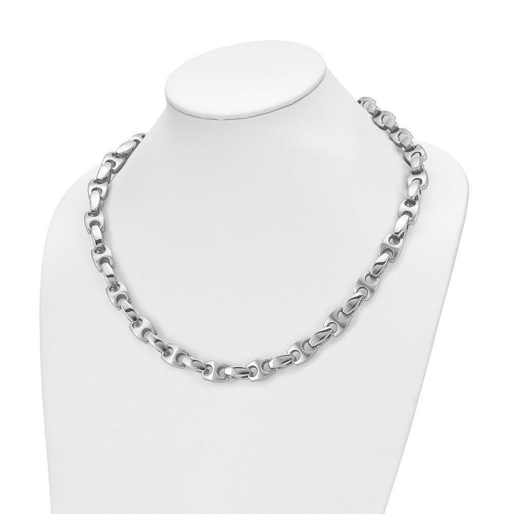 Stainless Steel Brushed and Polished 20in Necklace