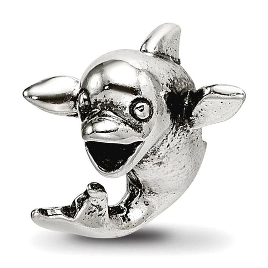 Sterling Silver Reflections Kids Dolphin Bead